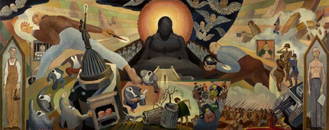 Olin H. Travis (Am. 1888-1975), War Lords, 1936, oil