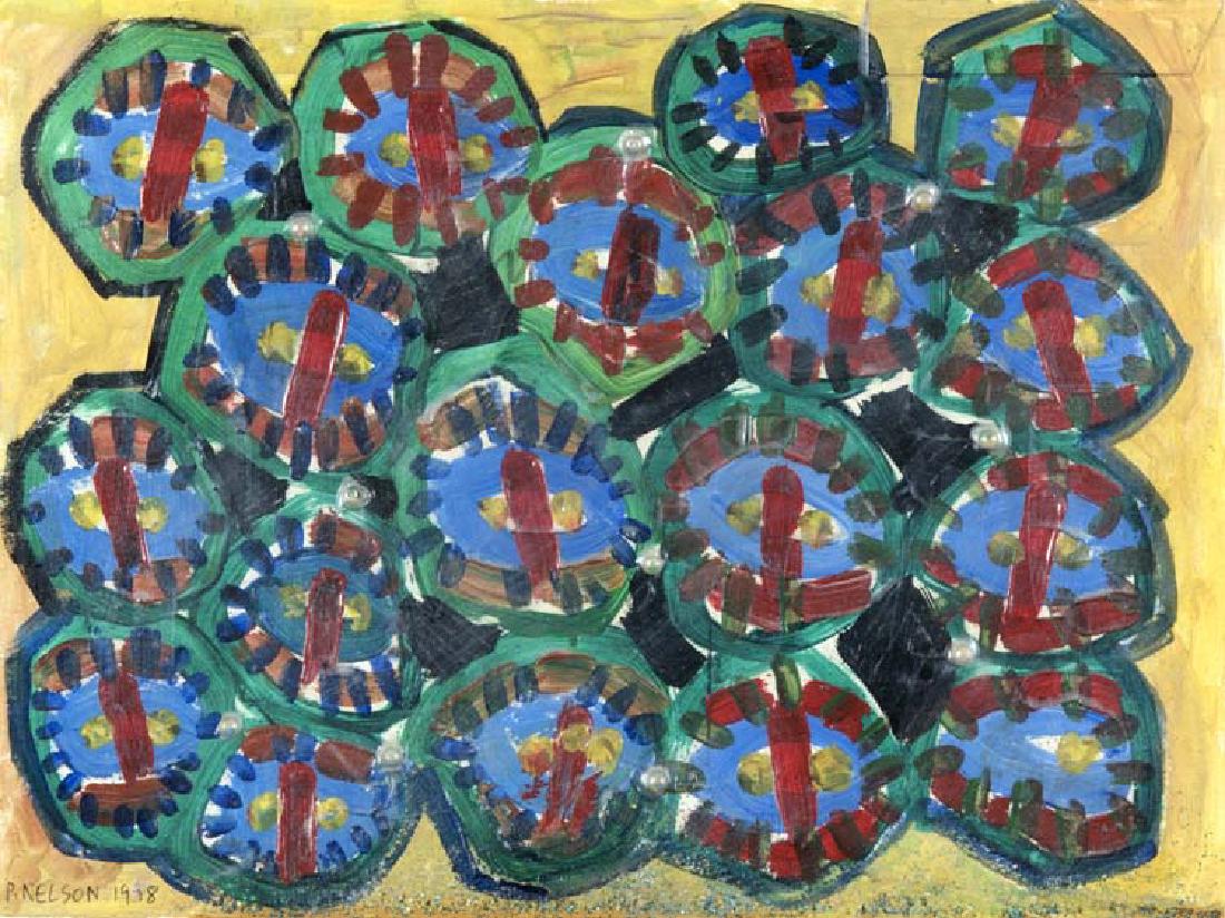Pamela Nelson (Am. 1947-), Link, 1998, acrylic on (1 of 1)