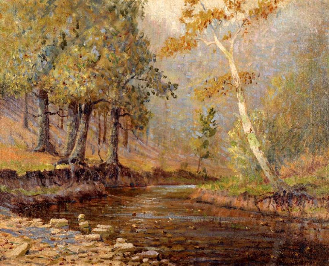John Elliott Jenkins (Am. 1868-1937), Creek Scene, oil (1 of 1)