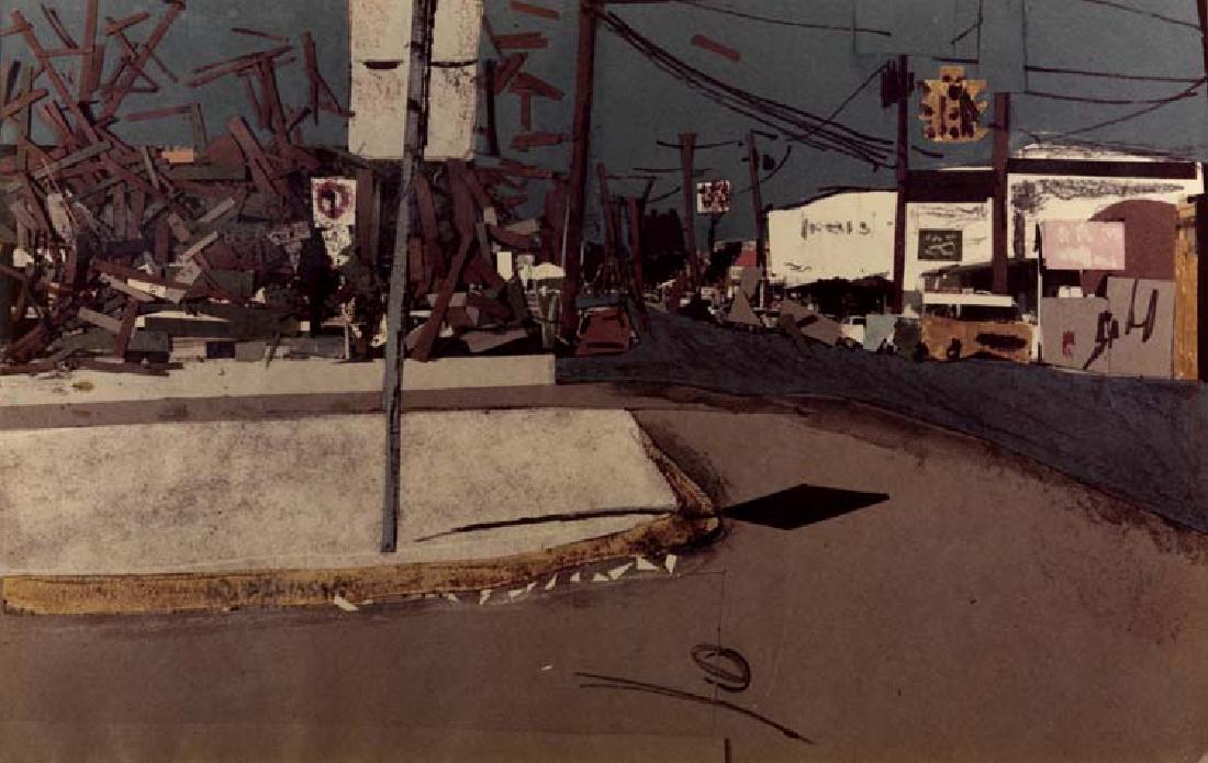 Nic Nicosia (Am. 1951-), City Space #1, 1980, "c" print (1 of 1)