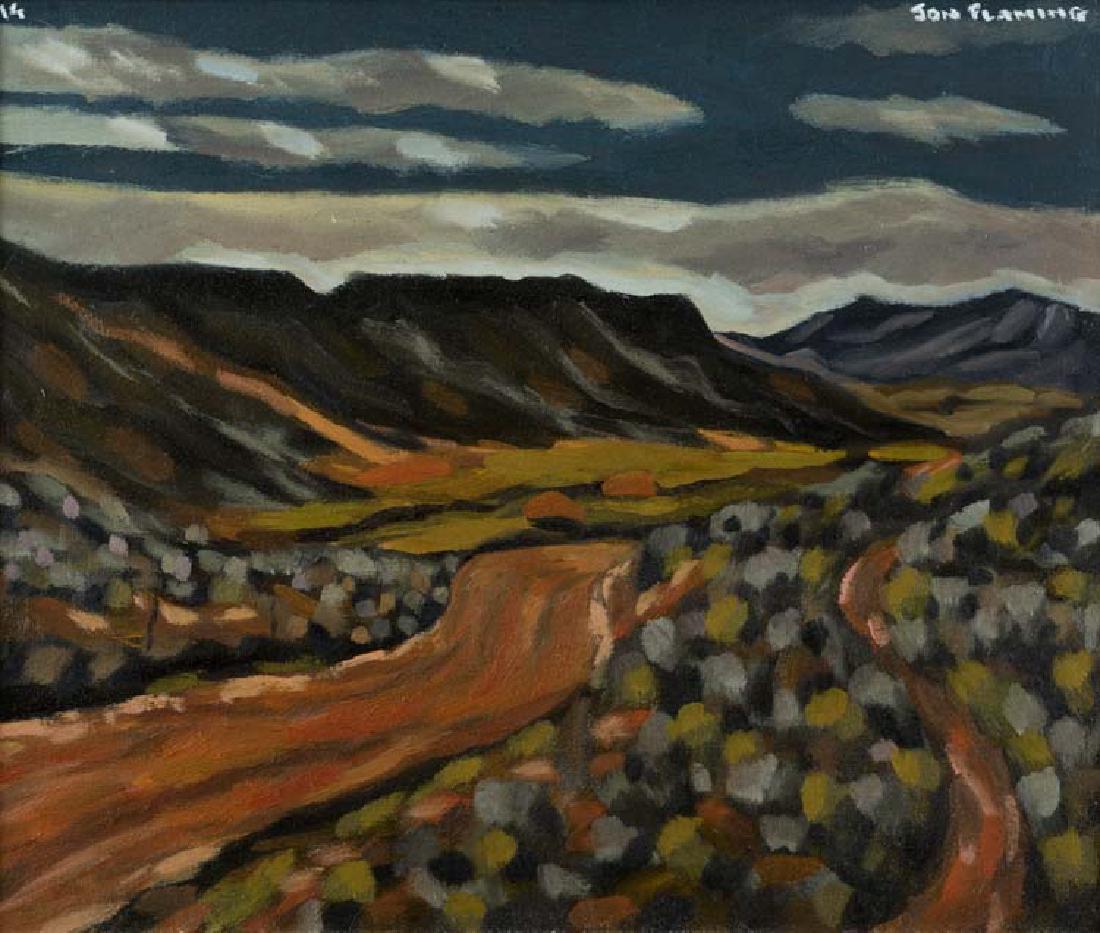 Jon Flaming (Am. 20th Cent.), Back Road, New Mexico, (1 of 1)
