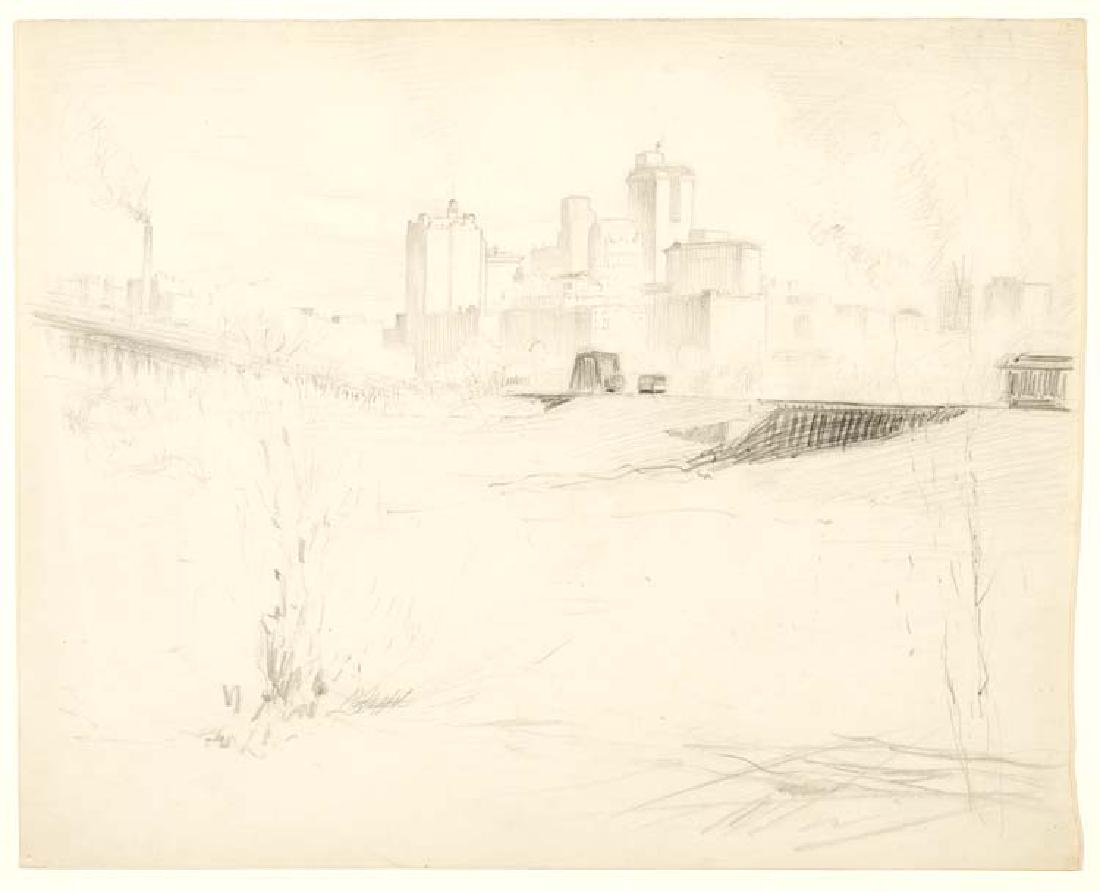 Louis Oscar Griffith (Am. 1875-1956), View of Dallas (1 of 1)