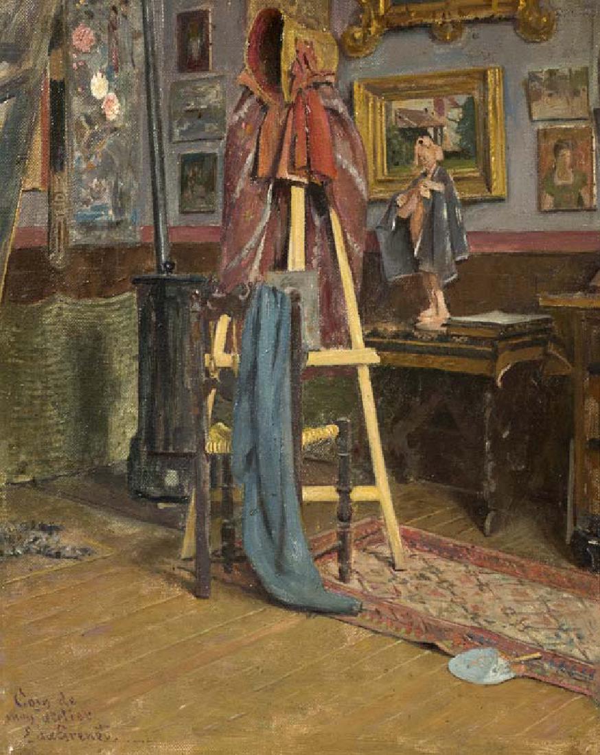 Louis Edward Grenet (Am.1856-1922) , Coin De Mon (1 of 1)