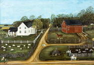 Harold Osman Kelly (Am. 1884-1955) , Whetstone Farm,