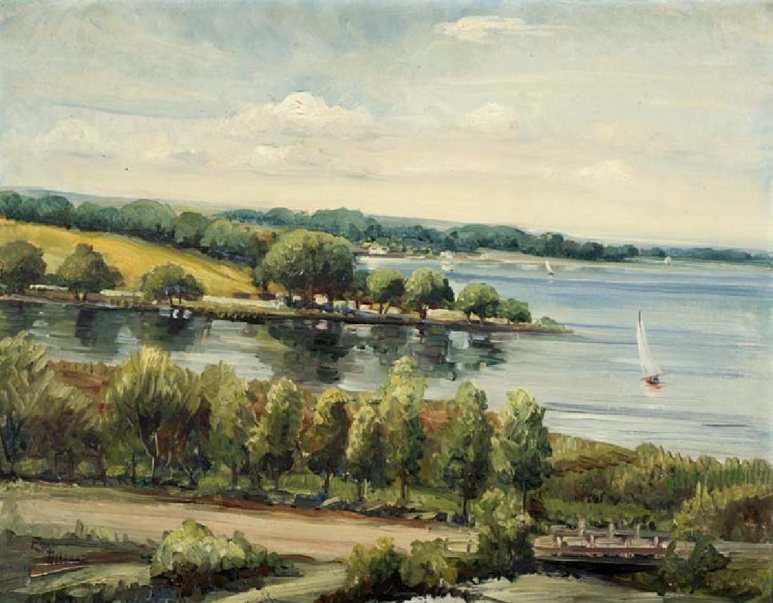 Emily D. R. Dillard (Am. 1879-1968), White Rock Lake, (1 of 1)