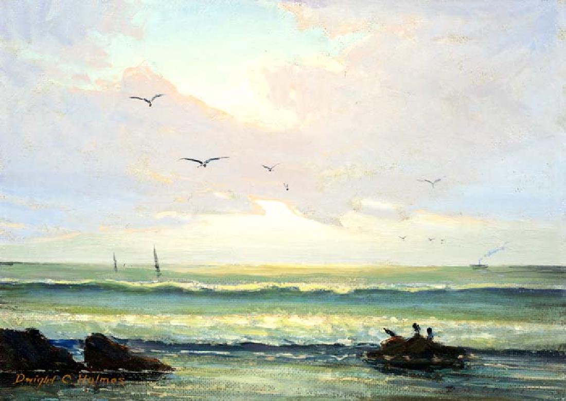 Dwight C. Holmes (Am. 1900-1986) , Surf Laguna Beach, (1 of 1)