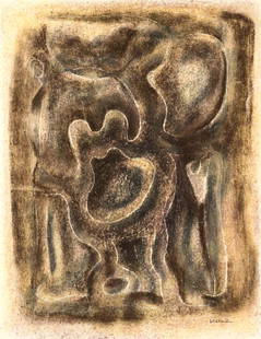 Ary Stillman (Am. 1891-1967), Untitled, pastel on paper: pastel on paper, 15 x 12, signed lower right: Stillman