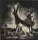 Otis Dozier (Am. 1904-1987), Jackrabbit, woodblock