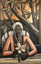 David Bates (Am. 1952-), Baton Rouge, Portrait of 1990,