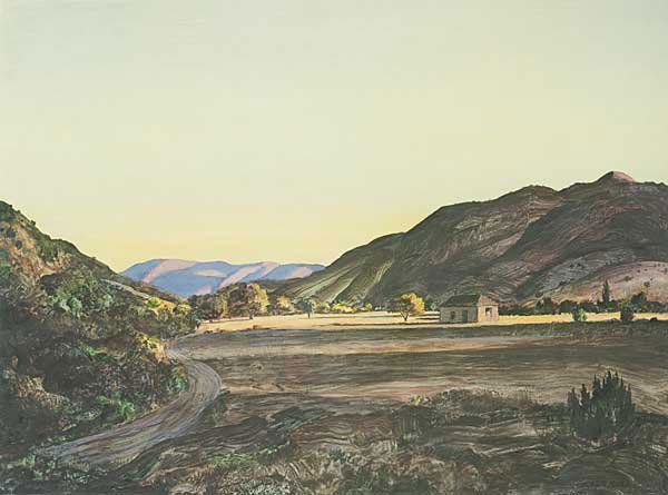 Peter Hurd (Am. 1904-1984): Untitled AP Print 18 x 23