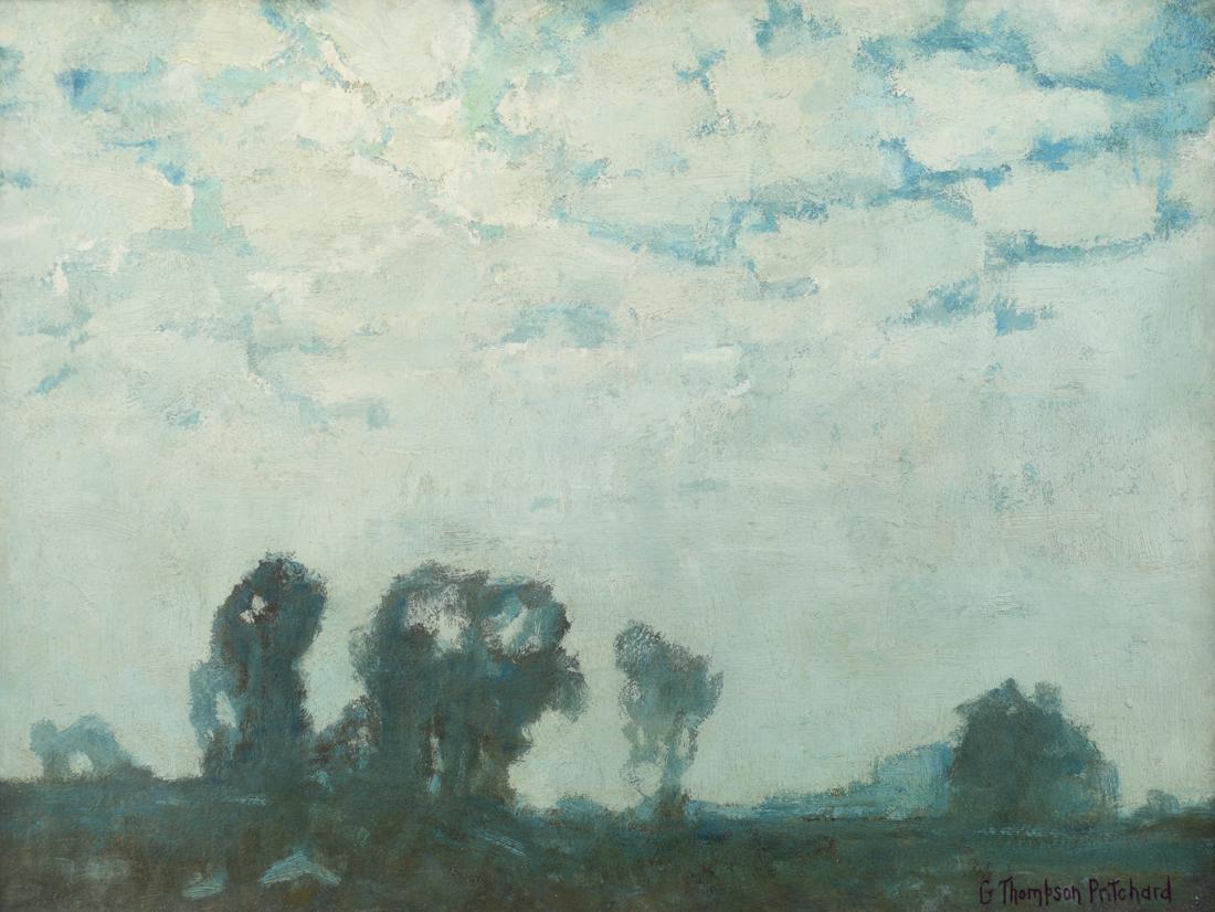 George Thomas Pritchard (Am. 1878-1962), Untitled: Untitled Landscape, oil on masonite, 18 x 24, signed lower right: G Thomas Pritchard