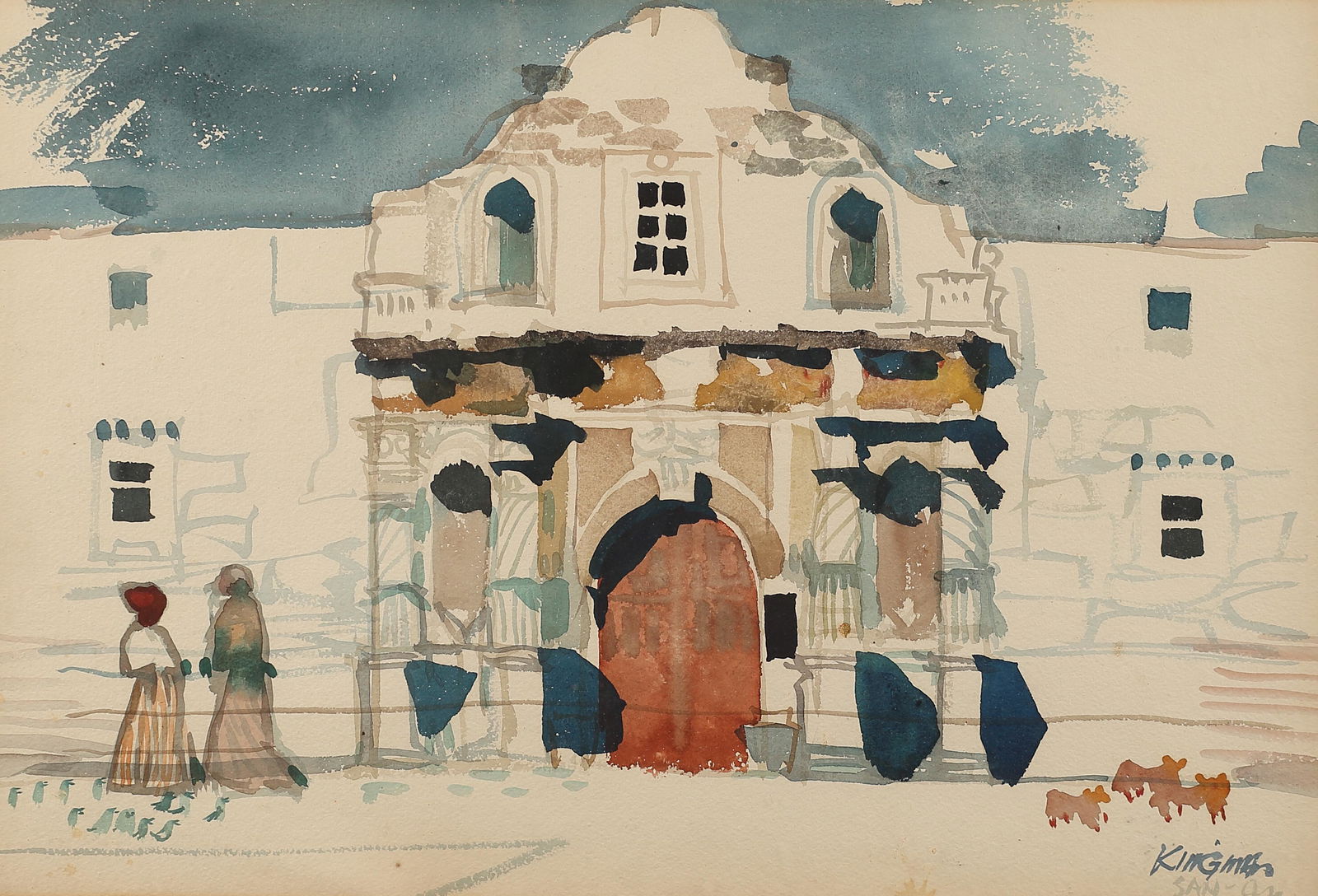 Dong Kingman (Am. 1911-2000), Los Alamos, San Antonio, (1 of 1)