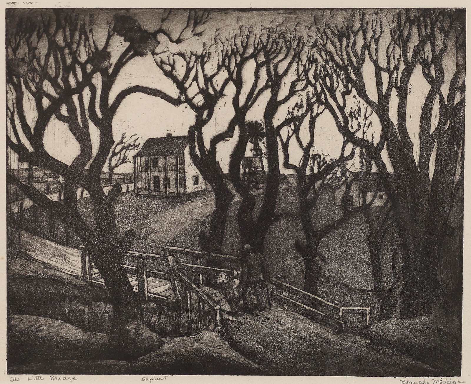 Blanche McVeigh (Am. 1895-1970), The Little Bridge, ed. (1 of 1)