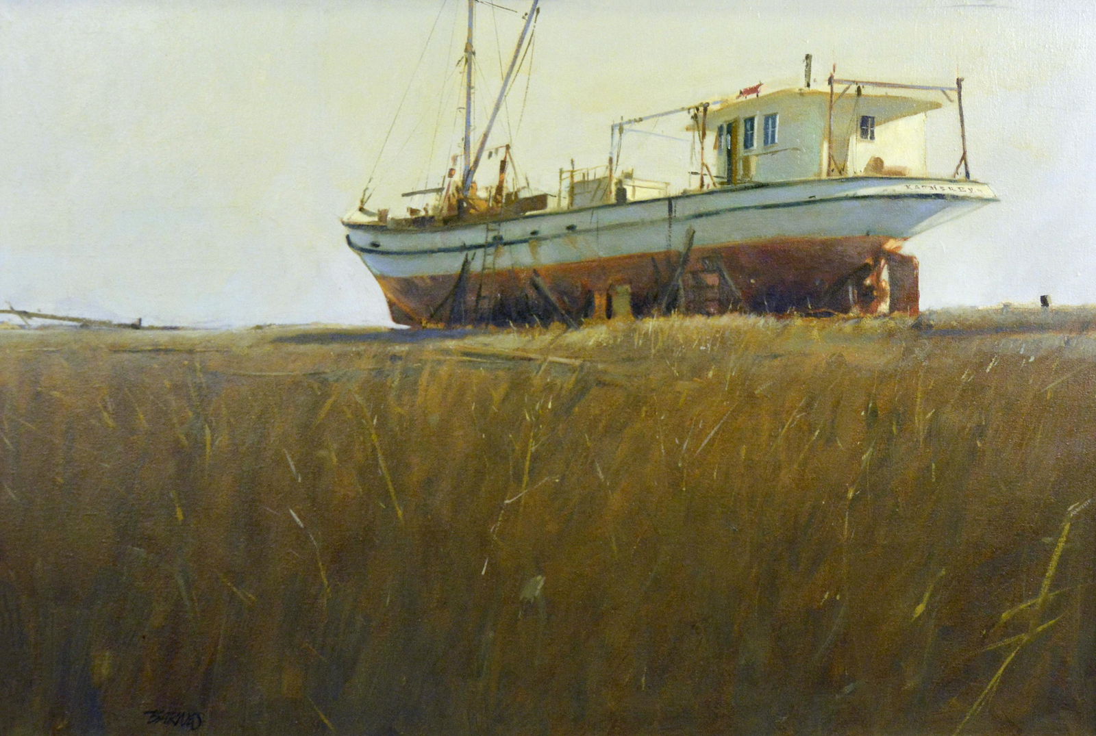 Al Barnes (Am. 1937-2015), The Derolick, c. 1975, oil (1 of 1)