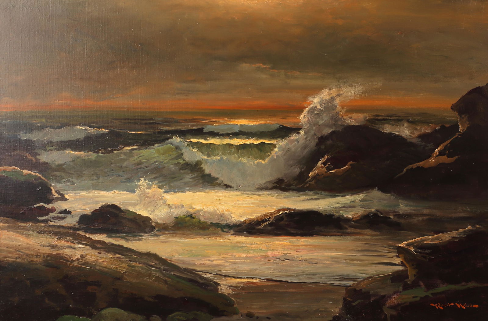 Robert Wood (Am. 1889-1979), A So' Wester, oil on (1 of 1)