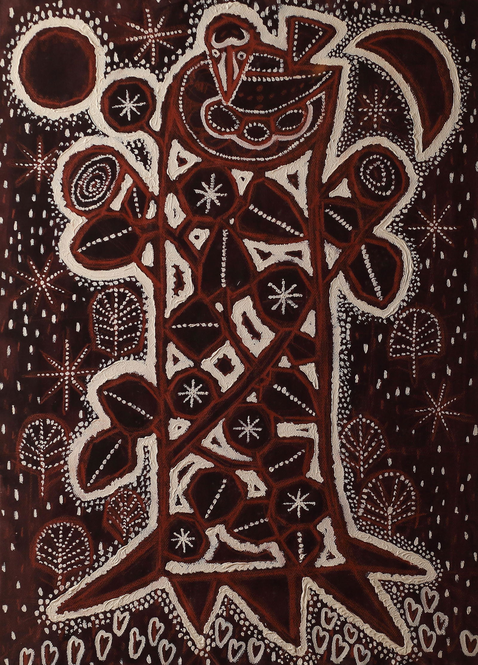 Ethel Spears (Am. 1903-1974), Bird Nest in a Tree, oil (1 of 1)