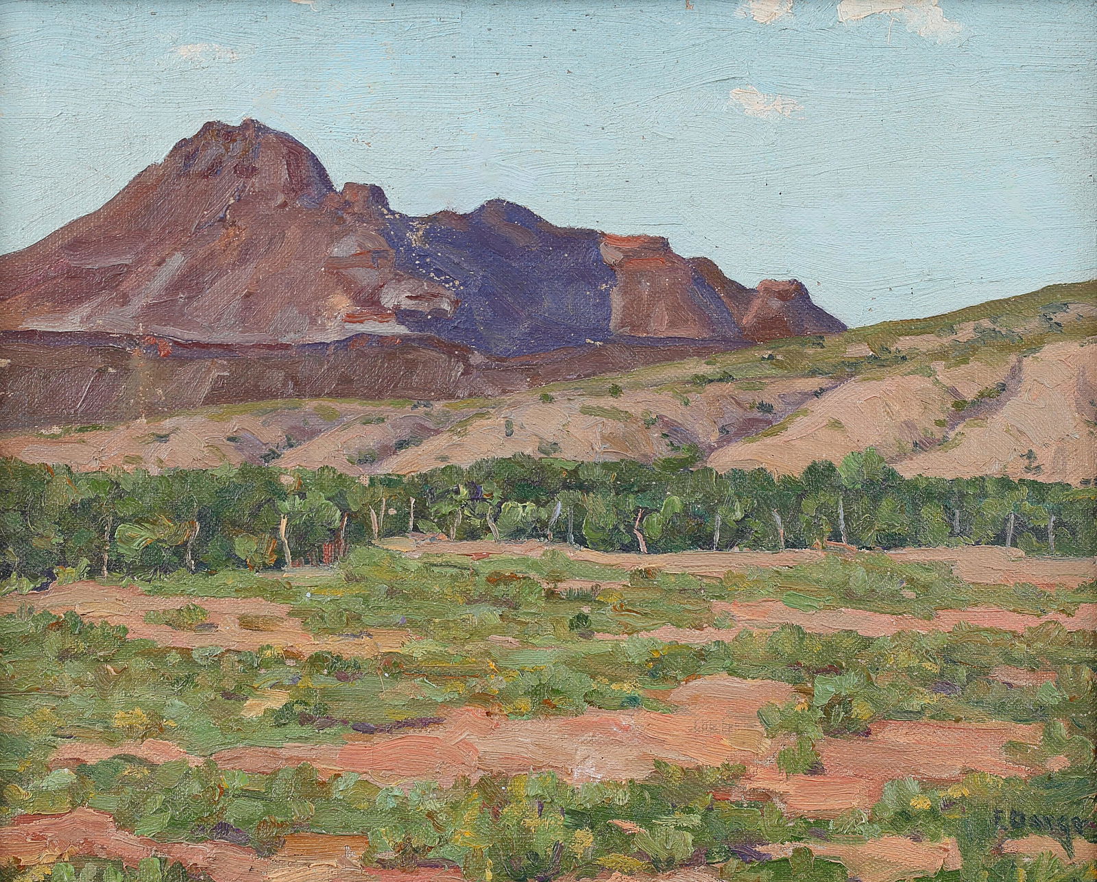 Fred Darge (Am. 1900-1978), West Texas, oil on (1 of 1)