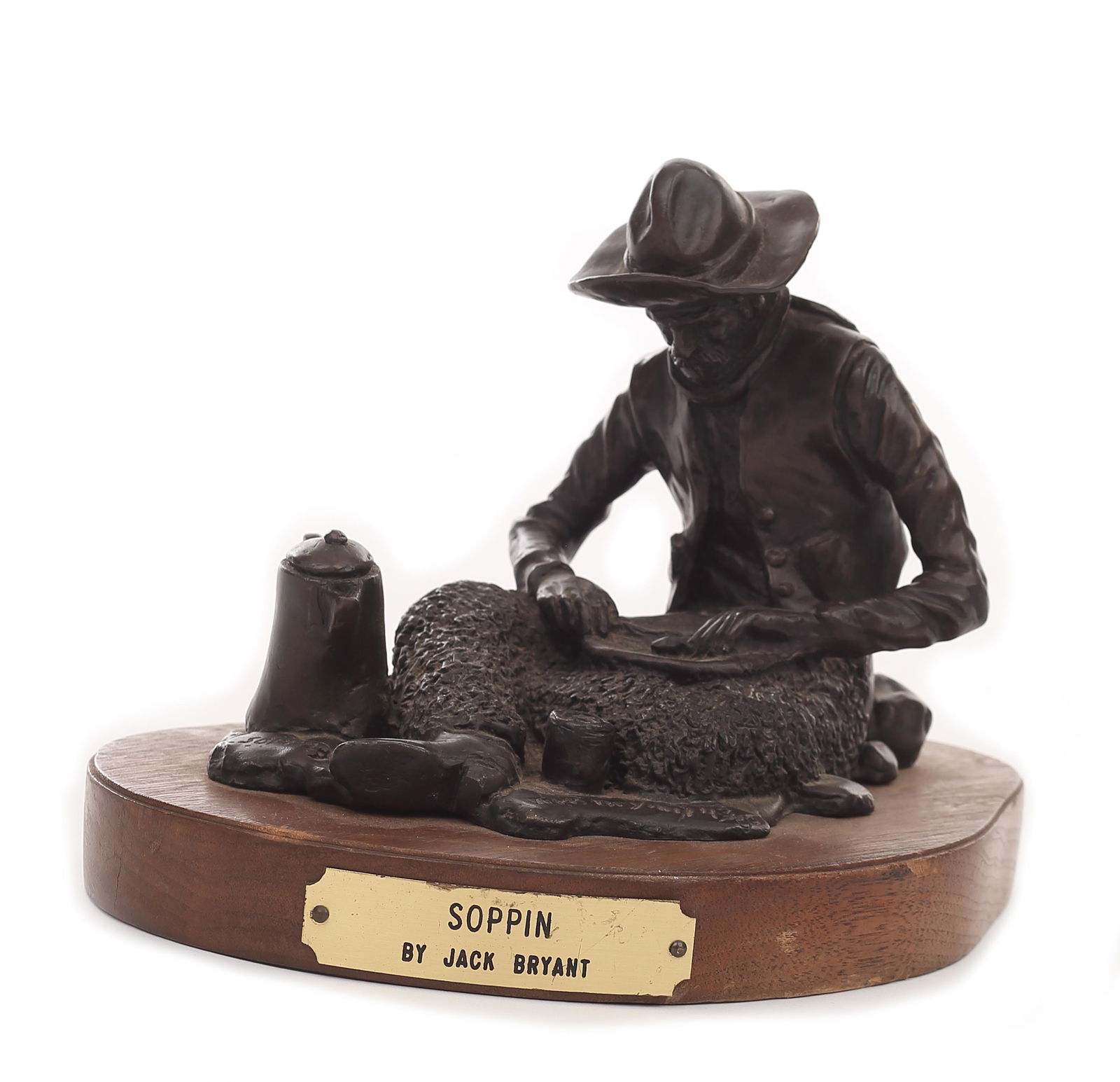 Jack Bryant (Am. 1929-2012), Soppin, Ed. 43/50, bronze (1 of 1)