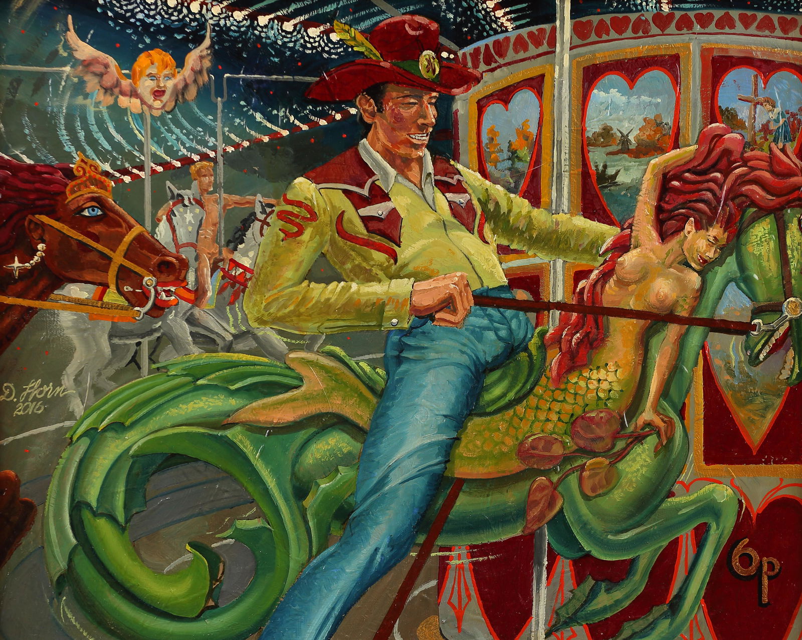 Duke Horn (Am. 20th/21st Cent.), Life Carousel Series (1 of 1)
