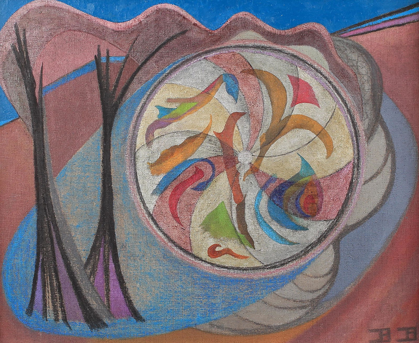 Bill Bomar (Am. 1919-1990), Silver Discs Secrets, c. 1965 (1 of 1)