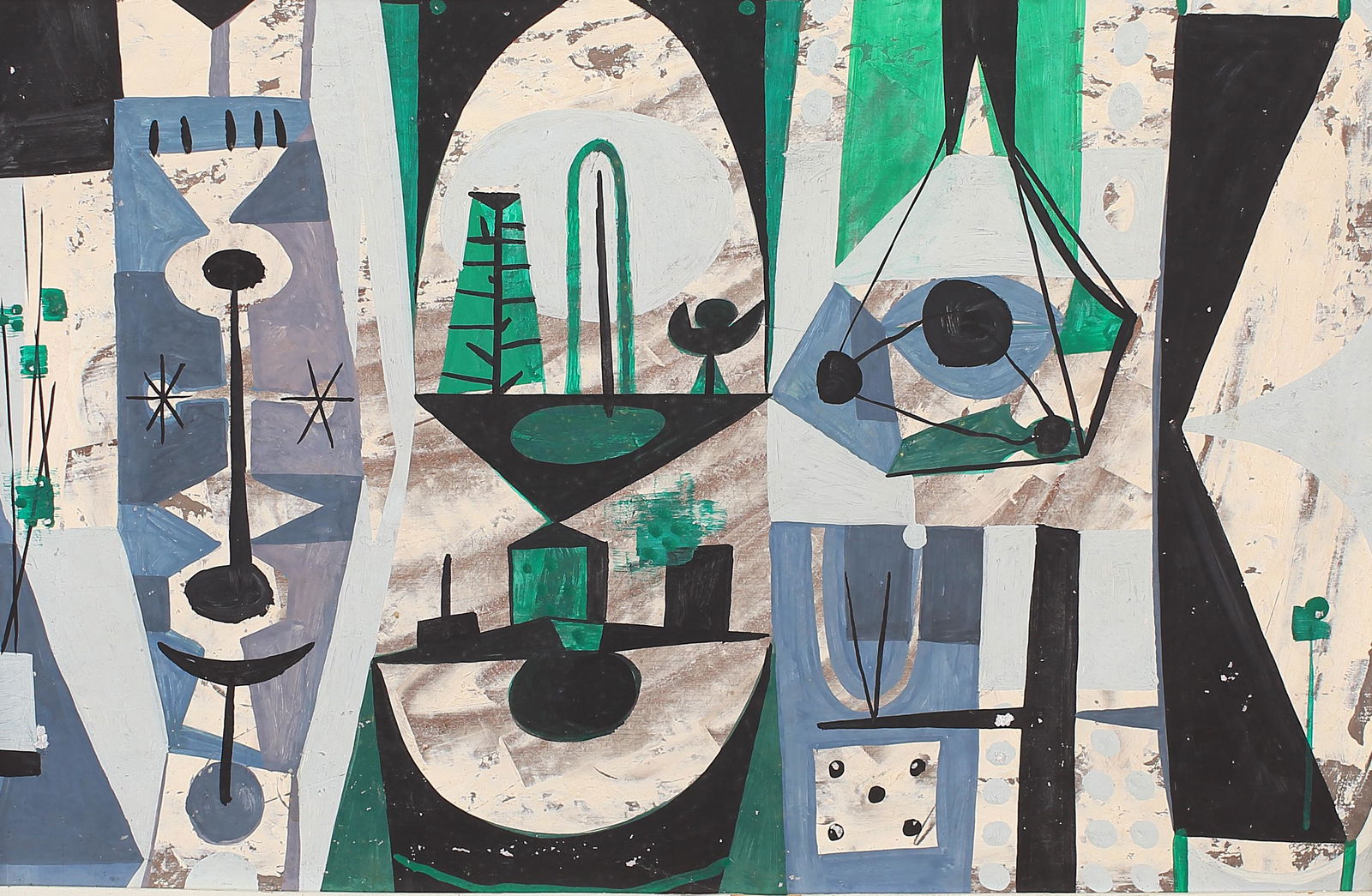 Dan Wingren (Am. 1923-1998) , Abstract, c. 1972 (1 of 1)