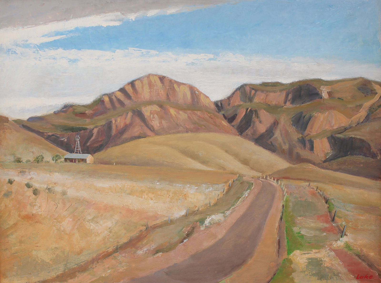 Albert L. Lake (Am. 1903-1990) , Alpine, Texas, 1965 (1 of 1)