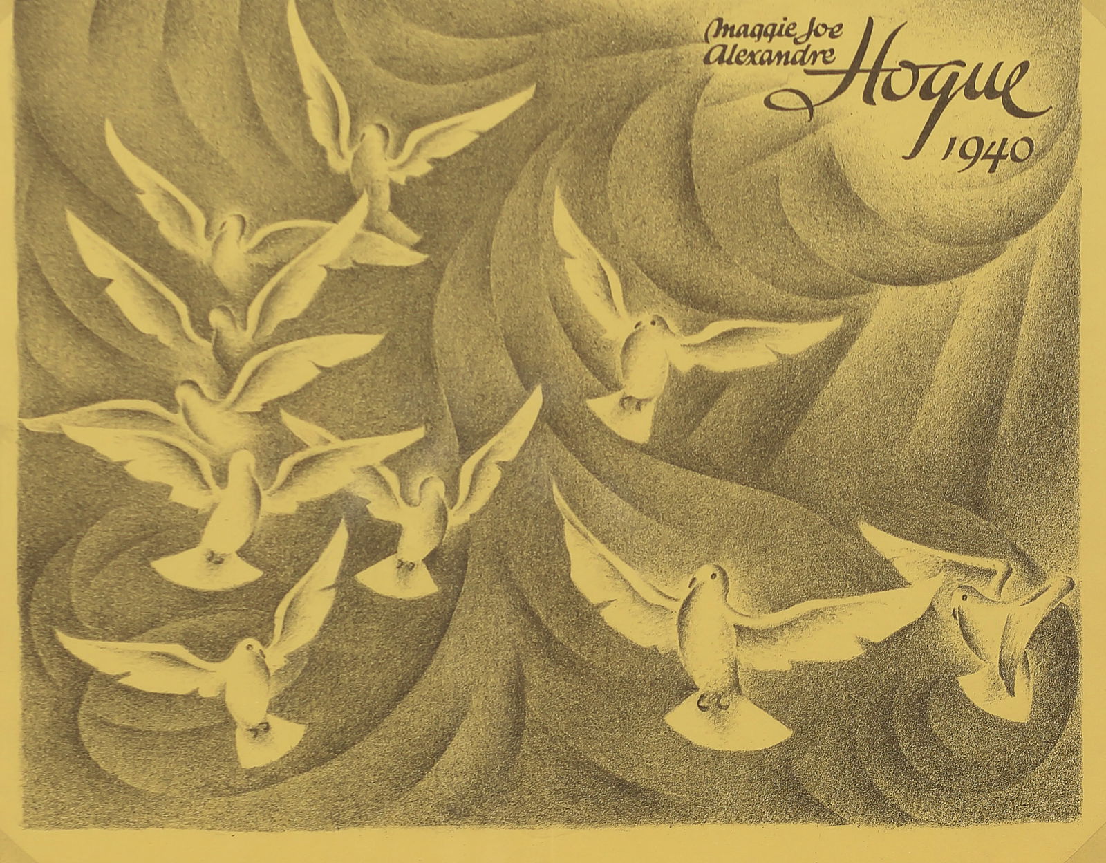 Alexandre Hogue (Am. 1898-1994), Set of Three Prints: (1) Peace, 1940, print 8 x 10 (1 of 3)