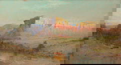 Frank Reaugh (Am. 1860-1945), Cliffs of Tule, c. 1933, pastel on masonite