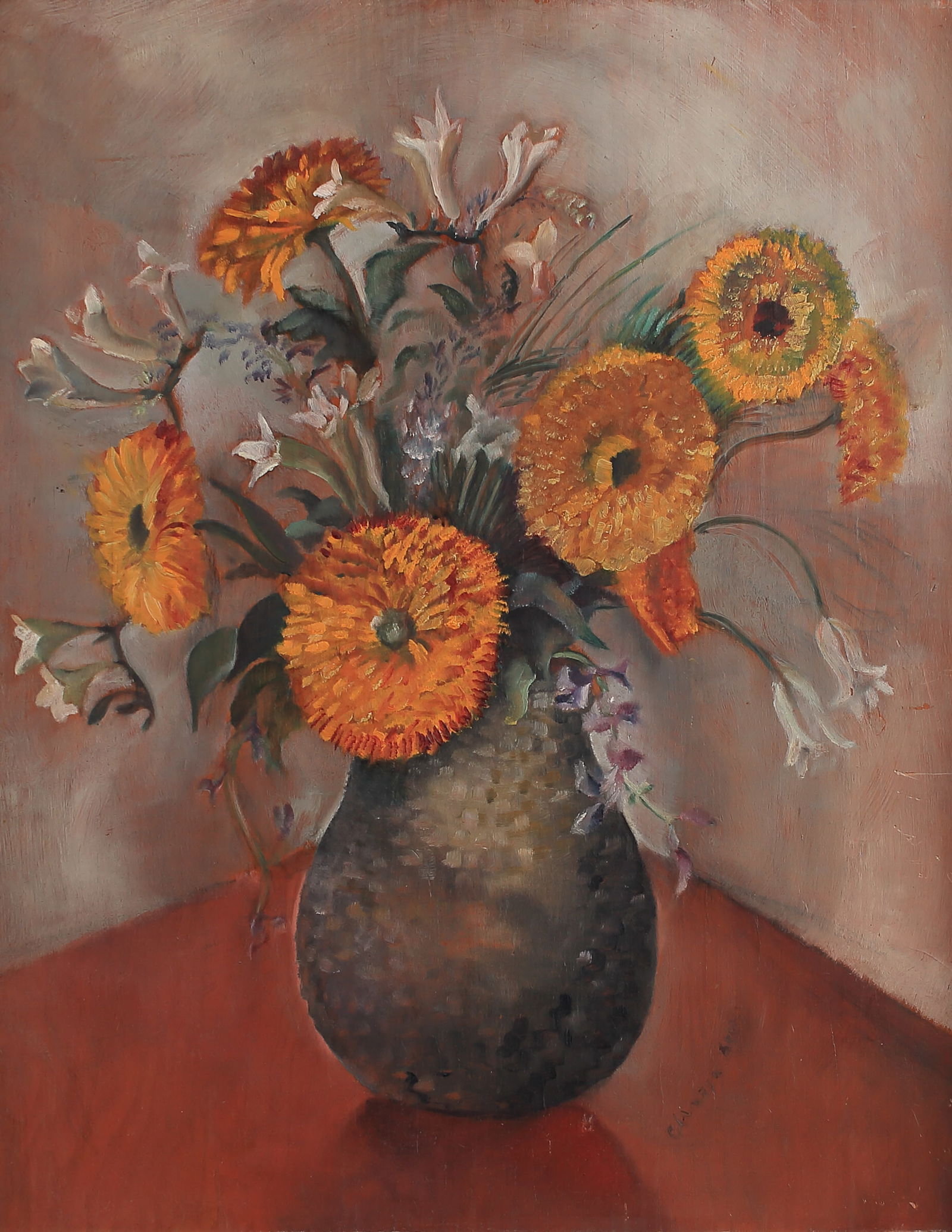 Clinton King (Am. 1901-1979), Still Life, c. 1930, oil on board (1 of 1)