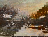 Pierre Eugene Montezin (French 1874-1946), Winter Light, oil on canvas