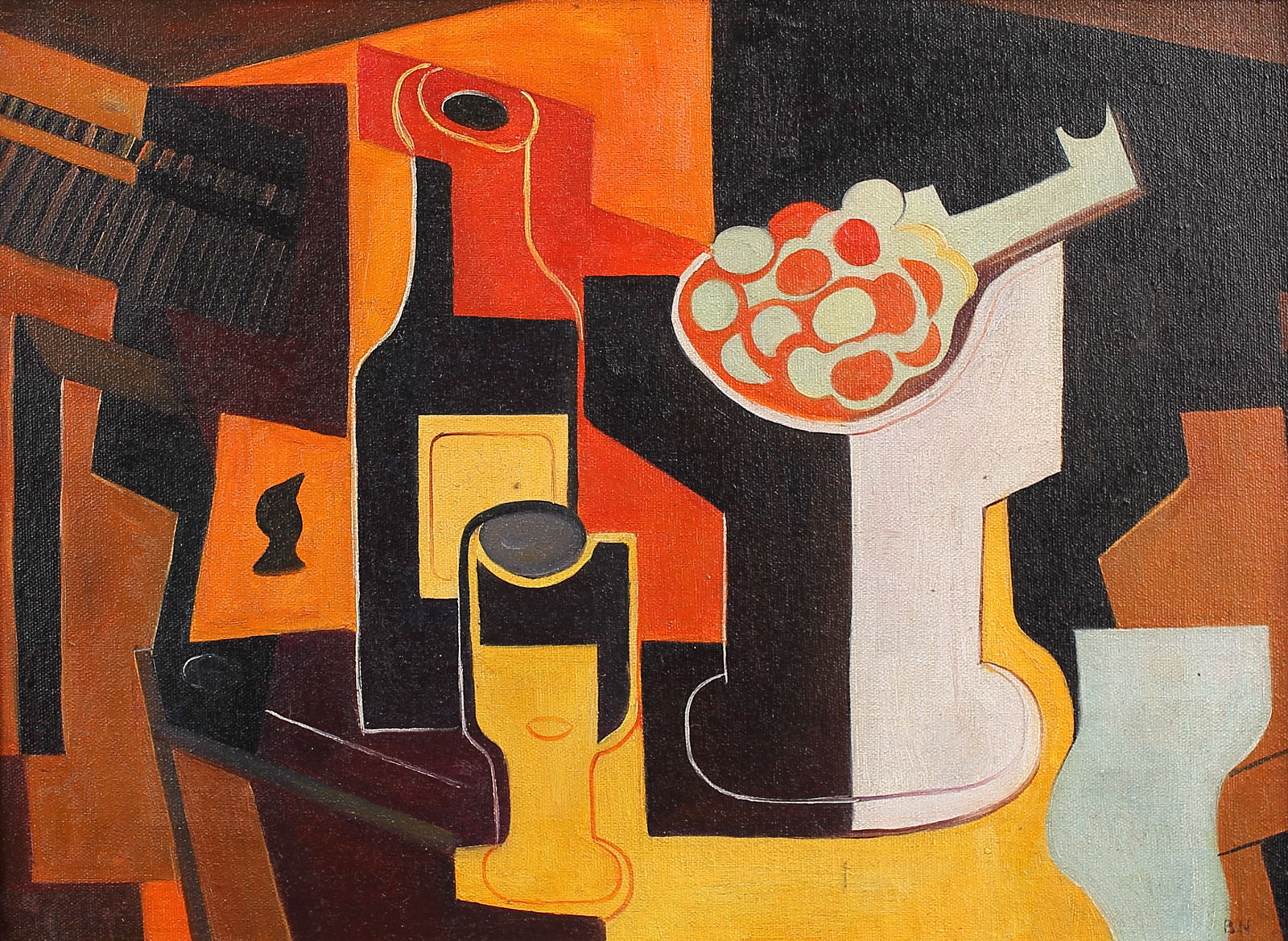 Attributed to Ben Nicholson (British 1894-1982), Still Life, oil on board (1 of 1)