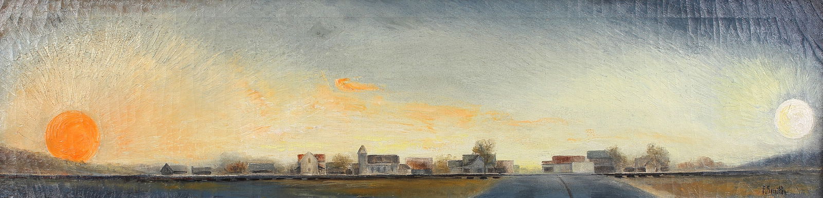 Frances Besson Smith (Am. 20th Cent.), Equinox, oil on canvas (1 of 1)