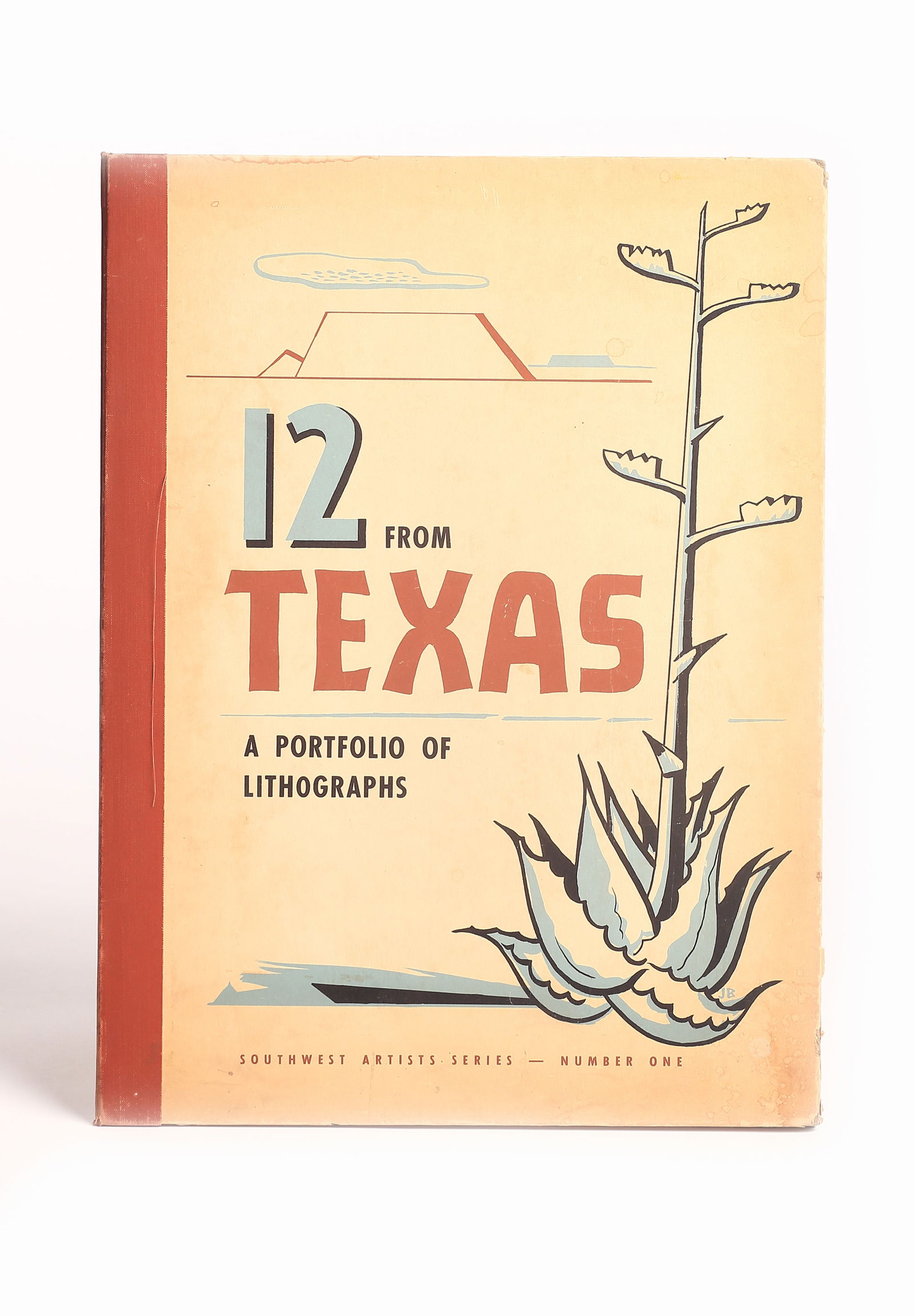 12 From Texas: A Portfolio of Lithographs, 1952 , 7 lithographs housed in a hardcover case (1 of 1)