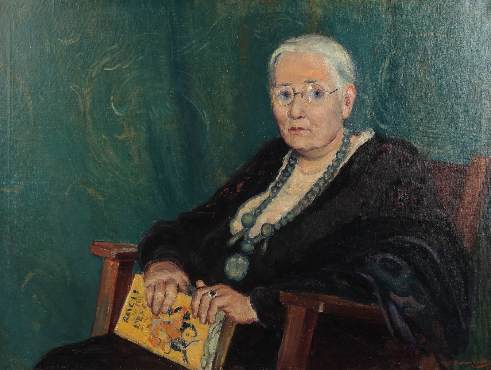 Dawson Dawson-Watson (Am. 1864-1939), Mrs. Walter Huffman, 1931, oil on canvas (1 of 1)