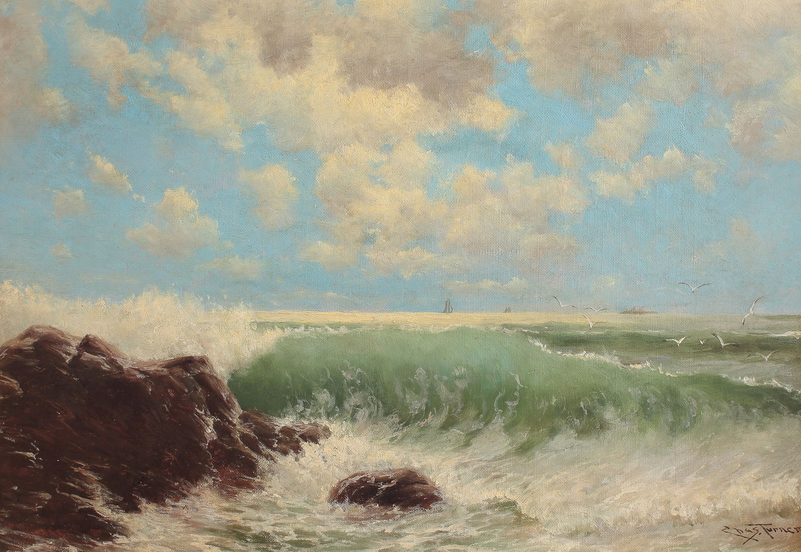 Julian Onderdonk (Am. 1882-1922), Breezy Day, c. 1908-09, oil on canvas (1 of 5)