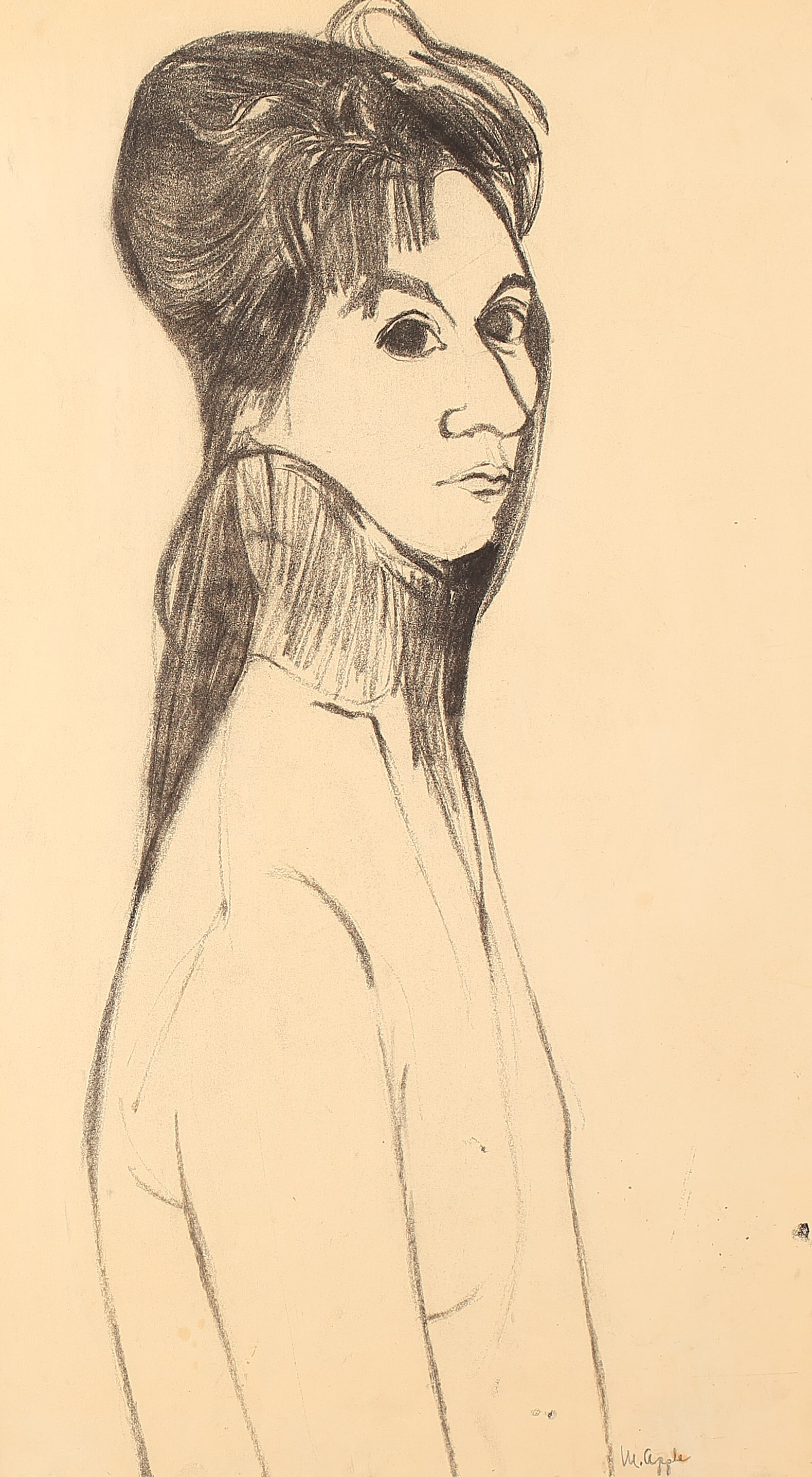 Mary Apple (Am. 1937-2001), Portrait of a Woman (1 of 1)