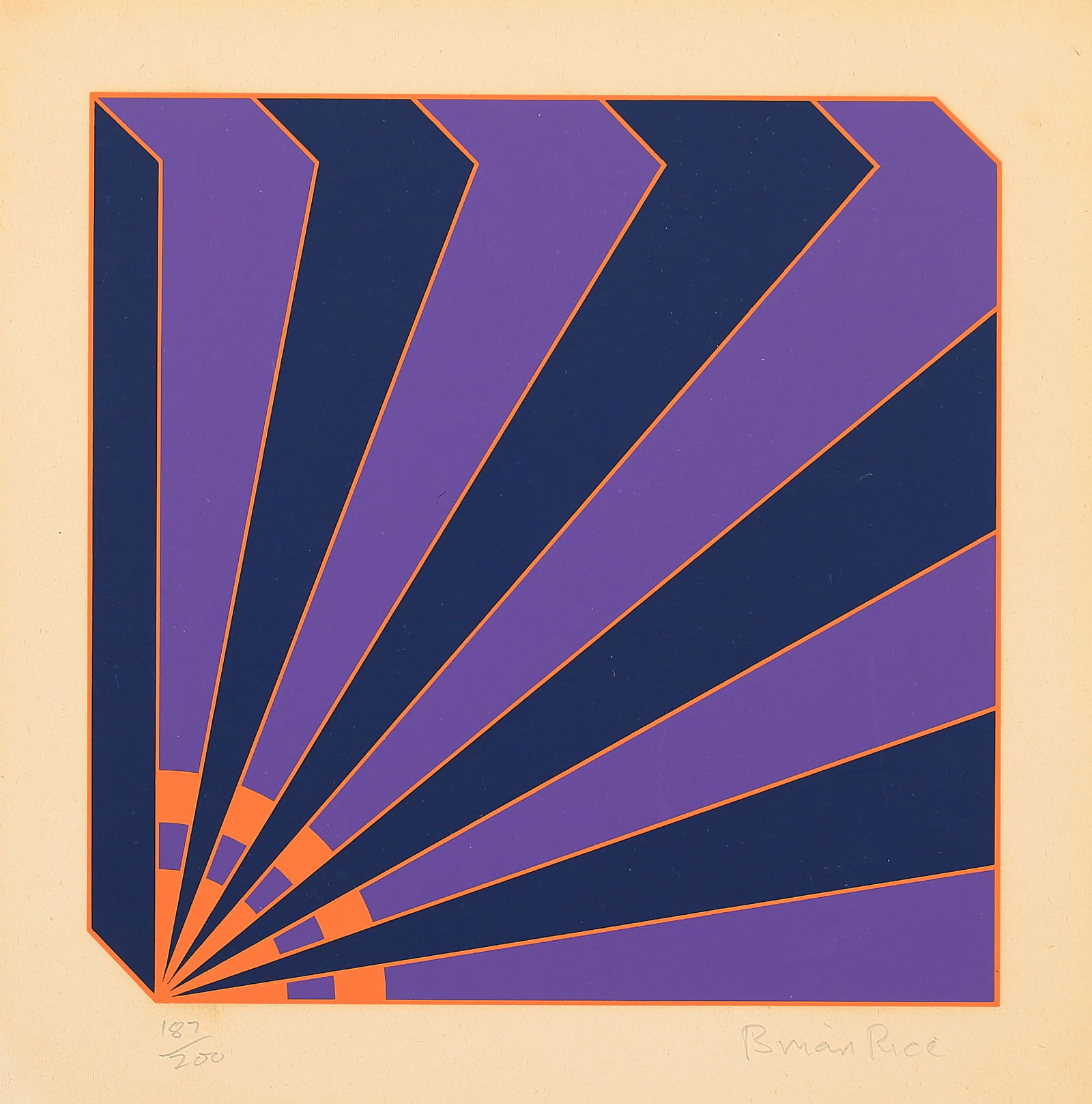 Brian Rice (United Kingdom b. 1936), Geometric Radio, ed. 200, 1969 (1 of 1)