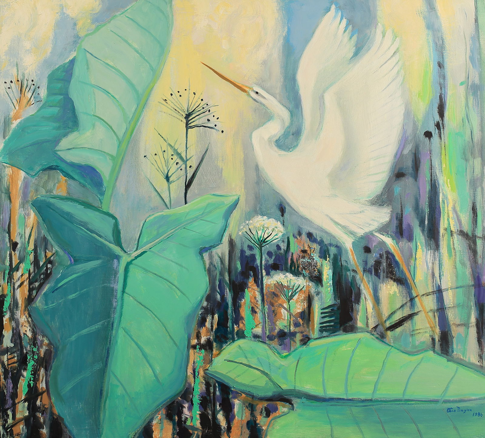 Otis Dozier (Am. 1904-1987), Misty Morning, 1986 (1 of 1)