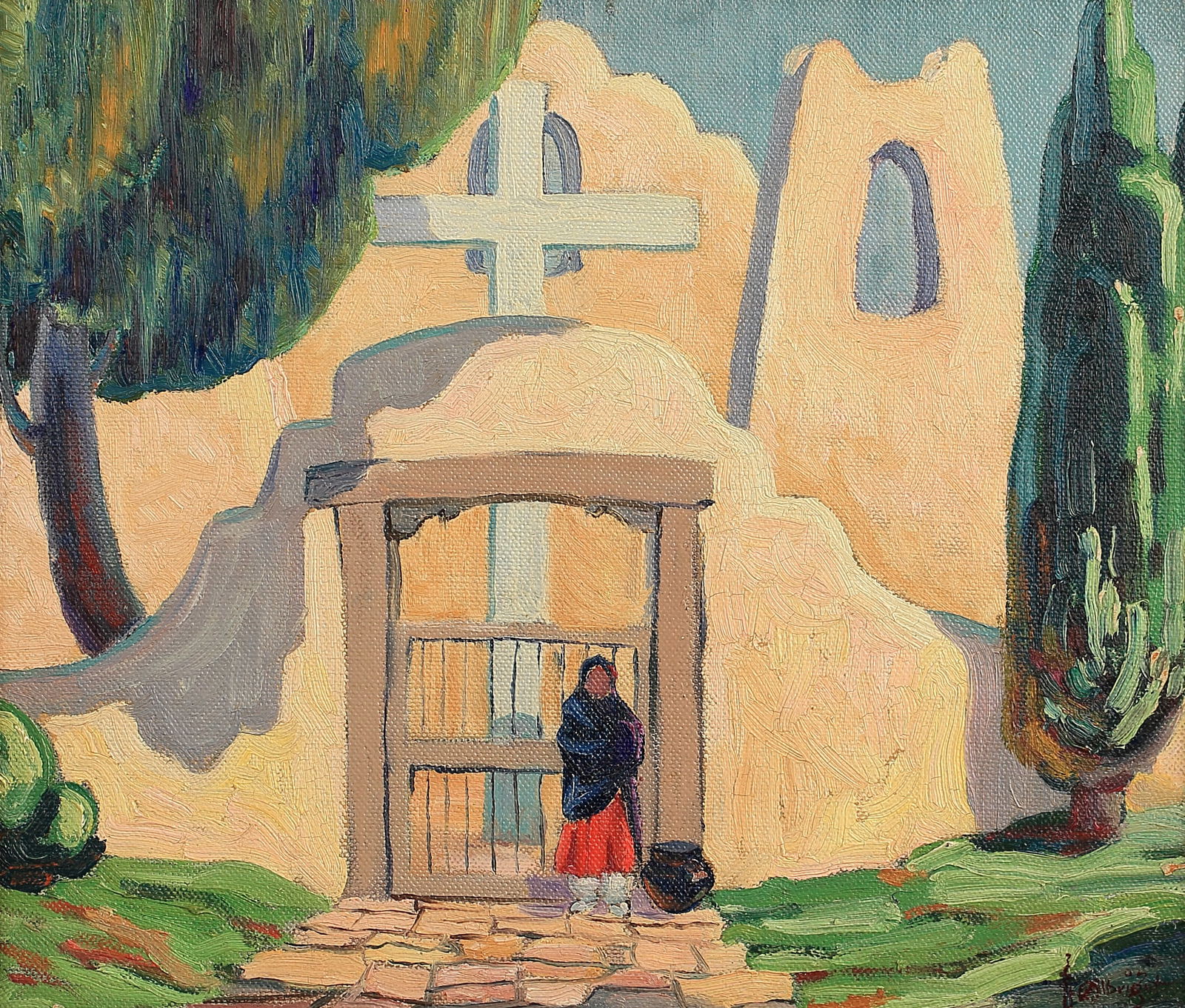 Lloyd Albright (Am. 1896-1950), Basking In Sunlight, c. mid 1930s (1 of 1)