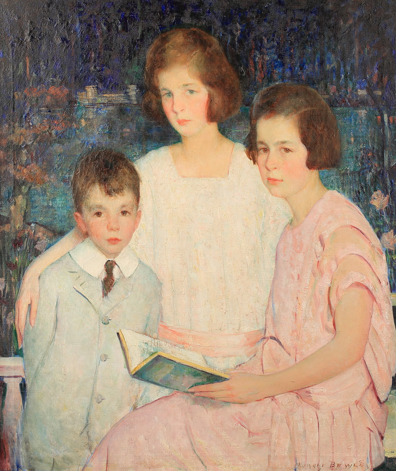 Murray Bewley (Am. 1884-1964), Three Reflective Children, c. 1930 (1 of 1)