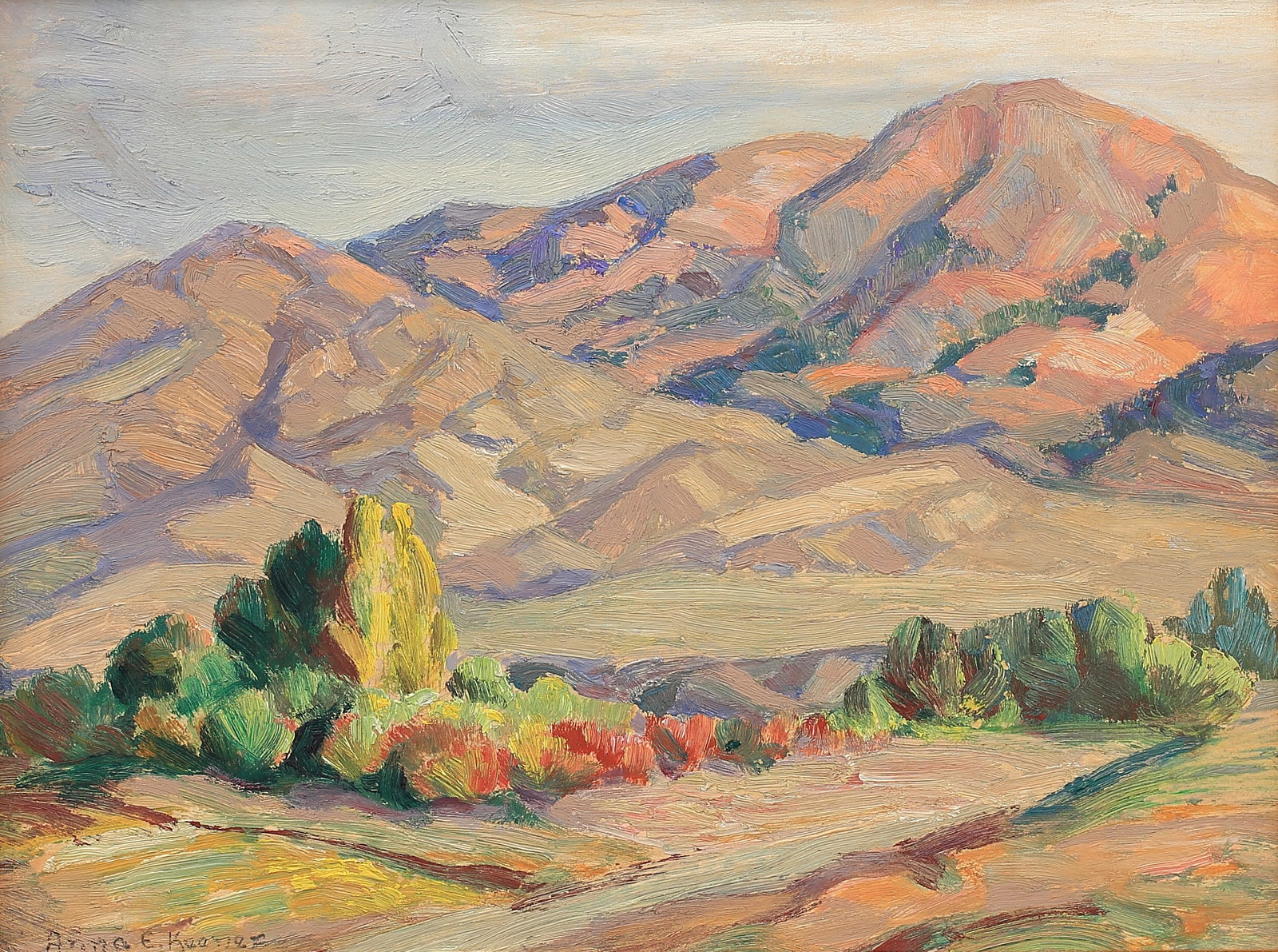 Anna Keener (Am. 1895-1982), Southwest Texas Landscape (1 of 1)