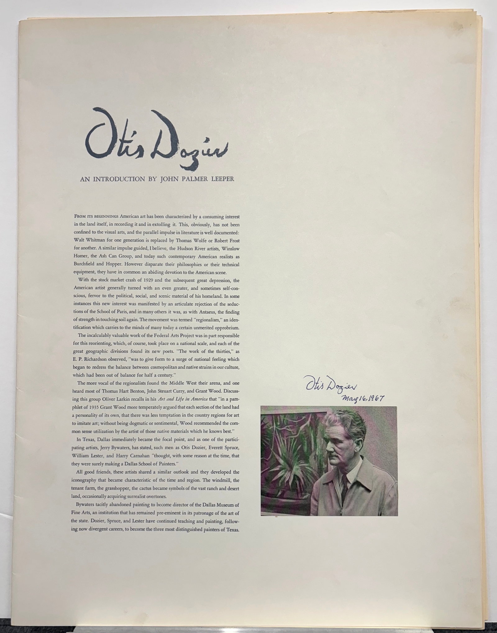 Otis Dozier (Am. 1904-1987), A Portfolio of Six Paintings, II Blaffer Series of Southwestern Art, - 2