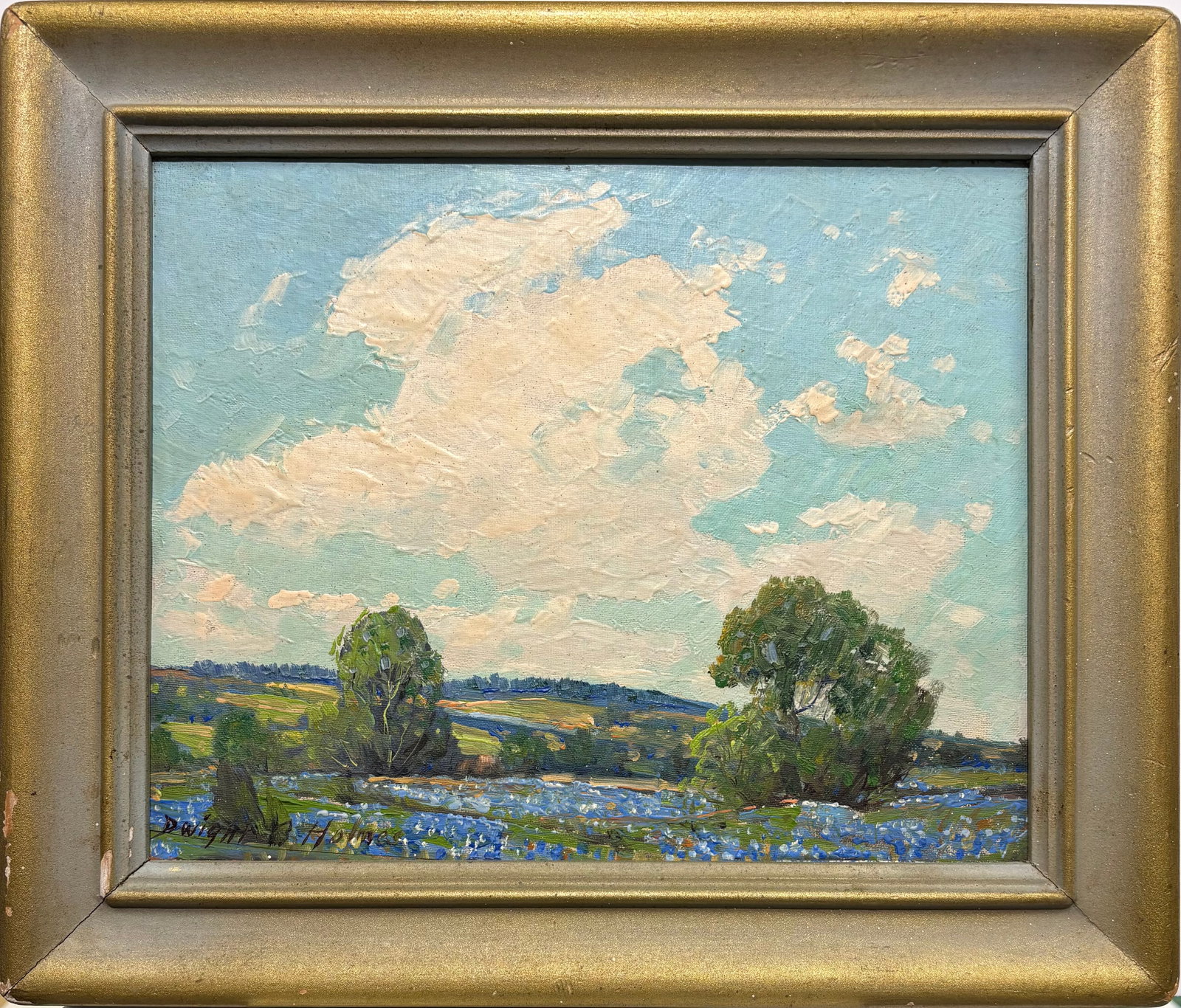 Dwight Holmes (Am. 1900-1986), Bluebonnet Landscape (1 of 1)