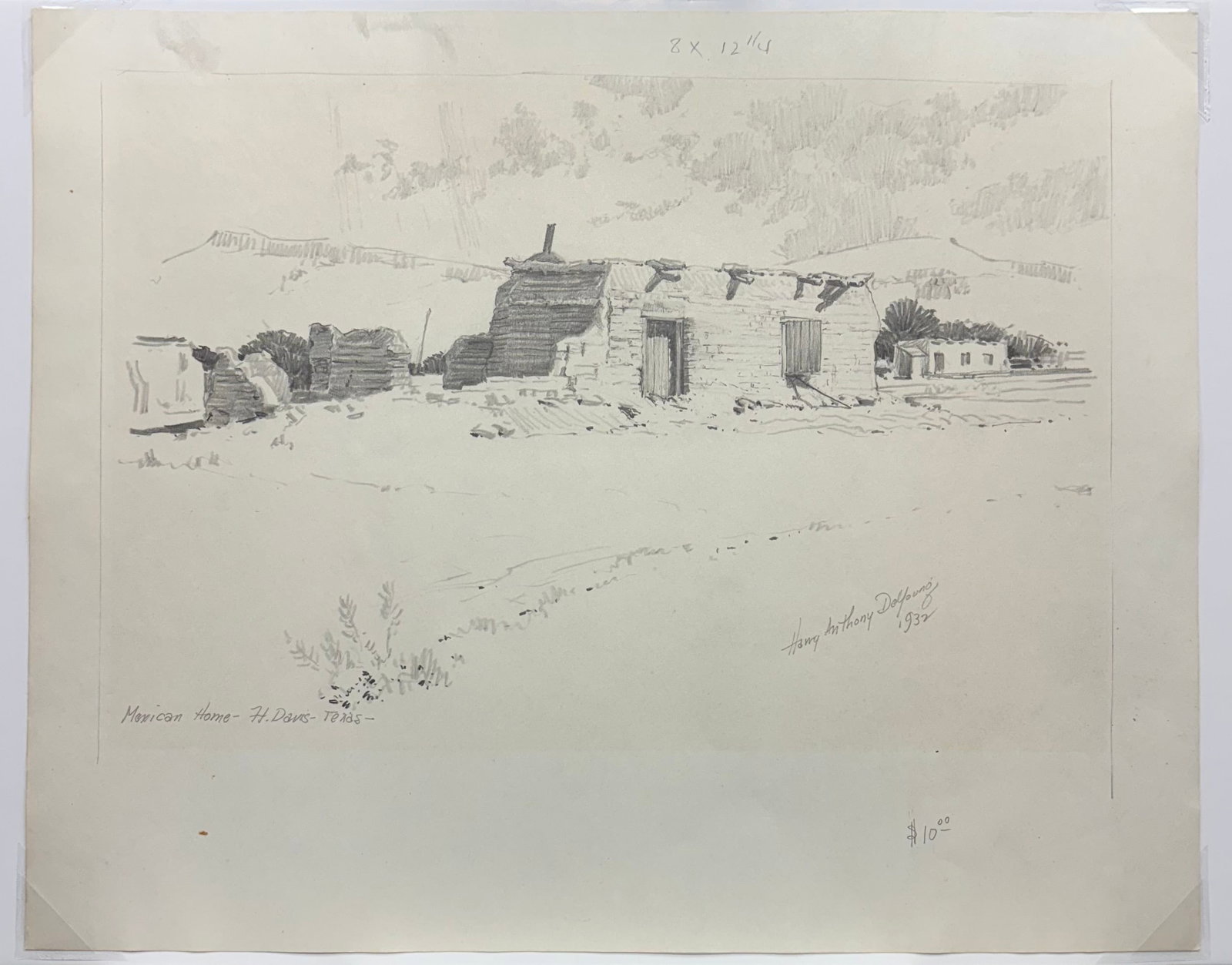 Harry Anthony Deyoung (Am. 1893-1956), Set of Three Works: (a) Mexican Home - Villa de Santiago - - 3