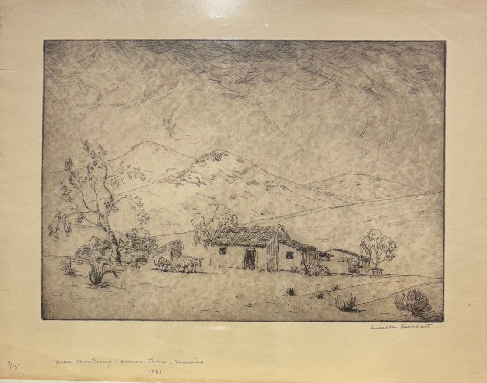 Lucille Richhart (Am. 1906-1980), New Monterrey, Nuevo Leon, Mexico, ed. 15, 1931 (1 of 1)