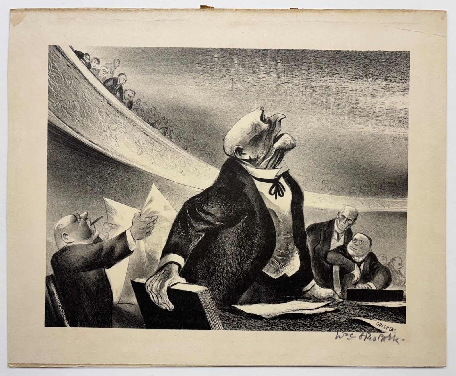 William Gropper (Am. 1897-1977), Senate (1 of 1)