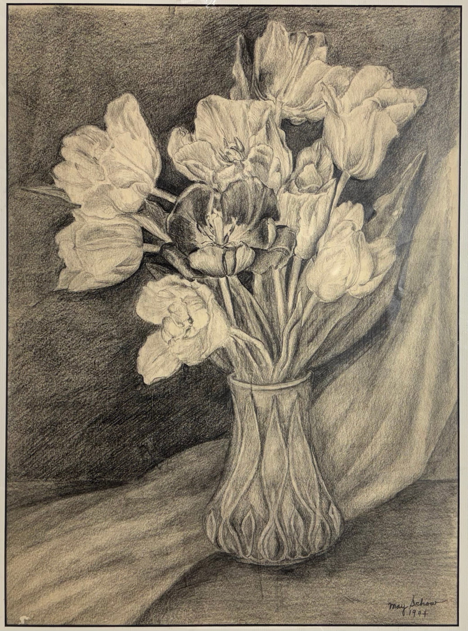 May Schow (Am. 1895-1976), Tulips, 1944 (1 of 1)