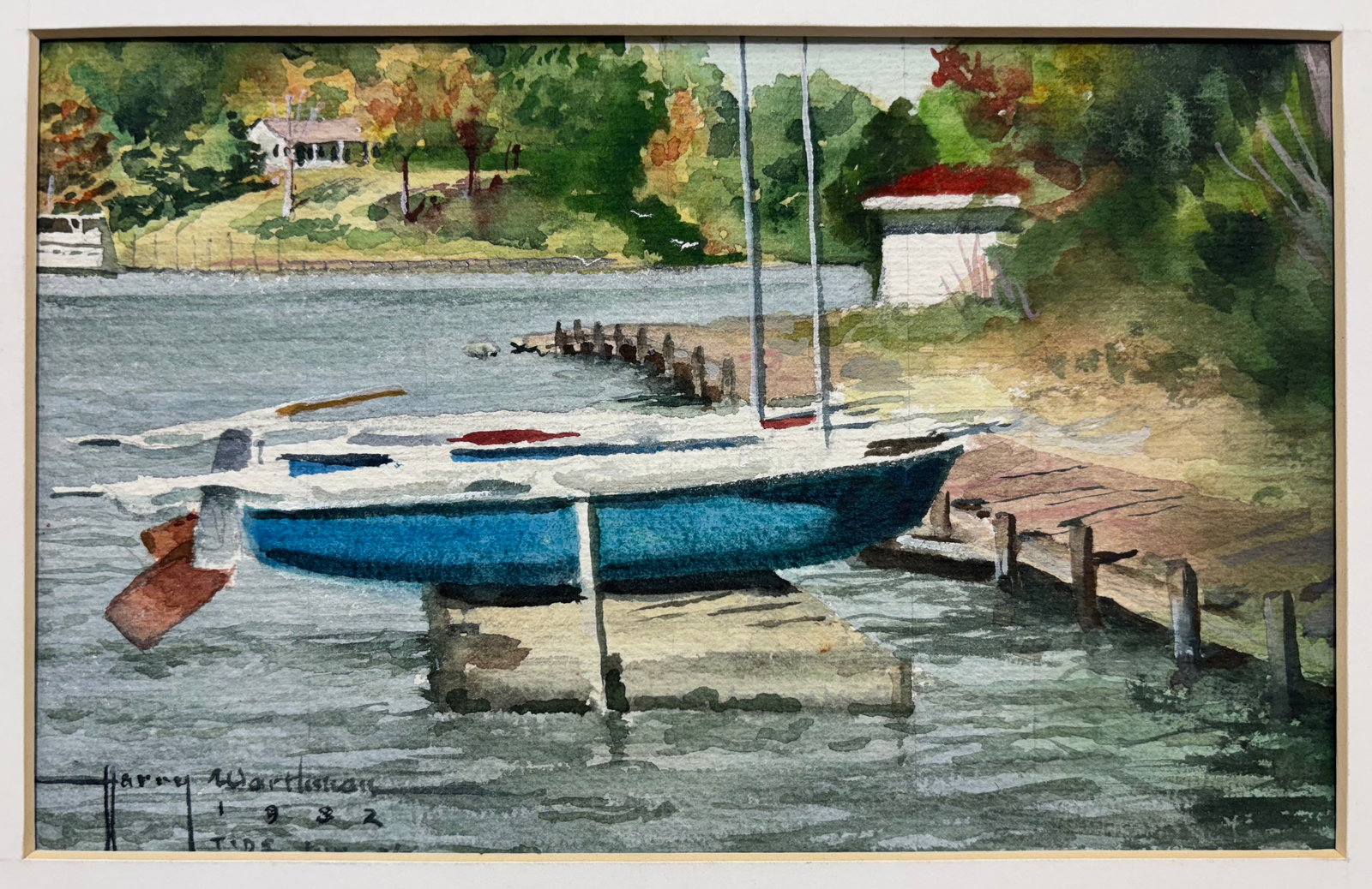 Harry Worthman (Am. 1909-1989), Set of Three Works: (a) Texas Coastline, 1968, watercolor on paper - 2