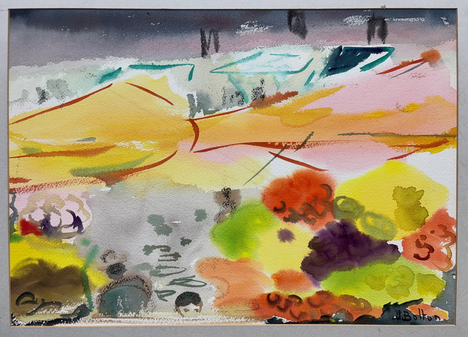 Jack Bolton (Am. 20th Cent.), Abstraction (1 of 1)