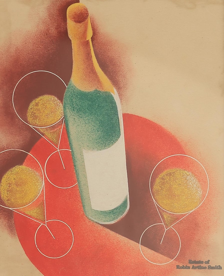 Robin Artine Smith (Am. 1903-1991/92), Set of Six Works: Champagne, Rumford Baking Powder, The (1 of 6)